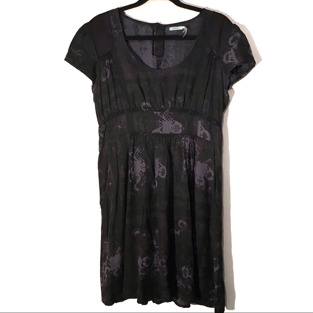 Kimchi dress size L Black purple grey color